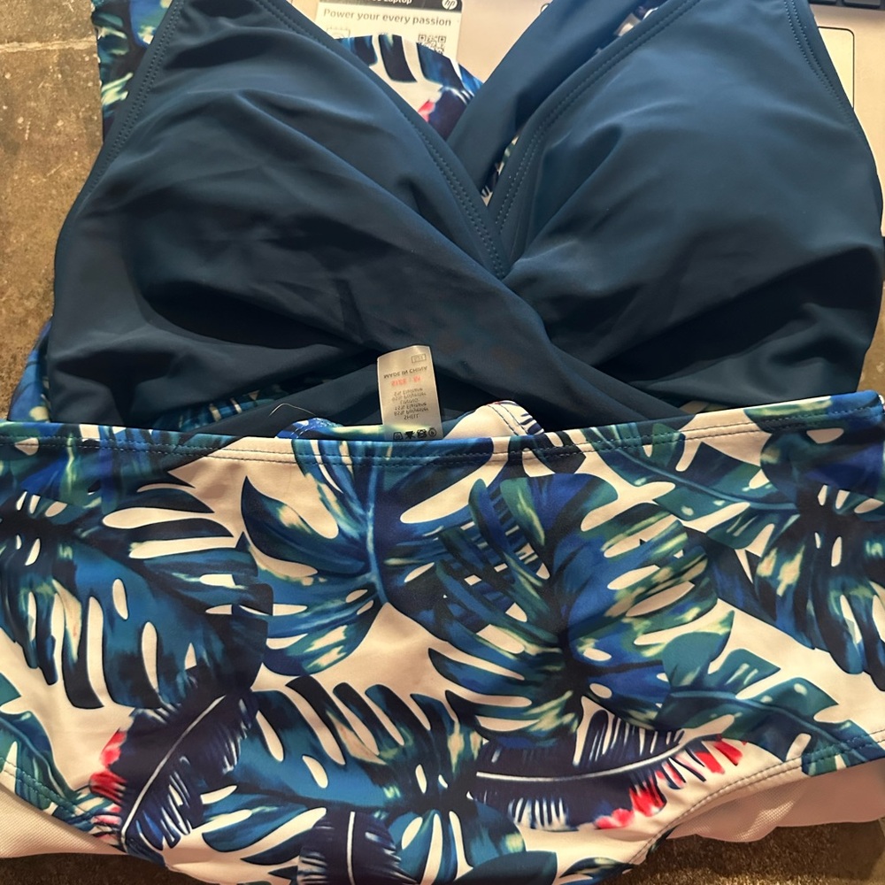 Tummy Control Bathing Suits Two Piece Tankini - image 4